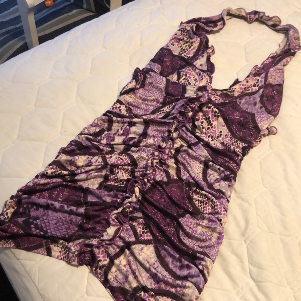KLS silk mini dress
